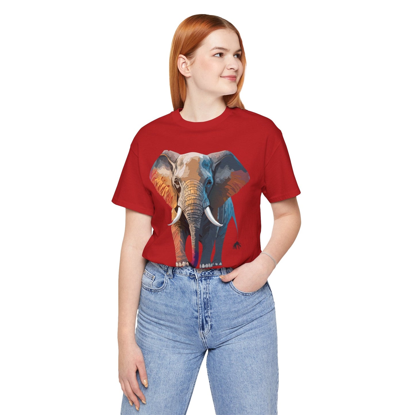 Unisex Animal Shirt With Animals Art Design Graphic Tee Short Sleeve Wild Animals