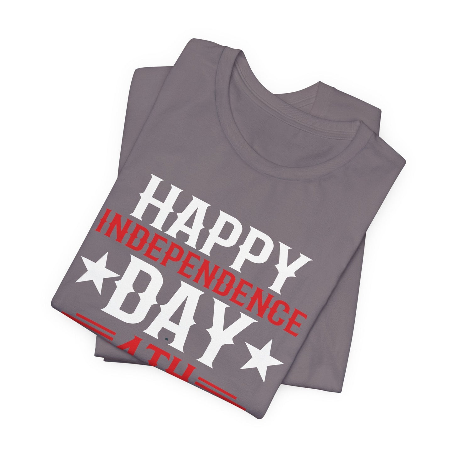 Happy Independence Day Graphic Unisex Cotton T-Shirt 016