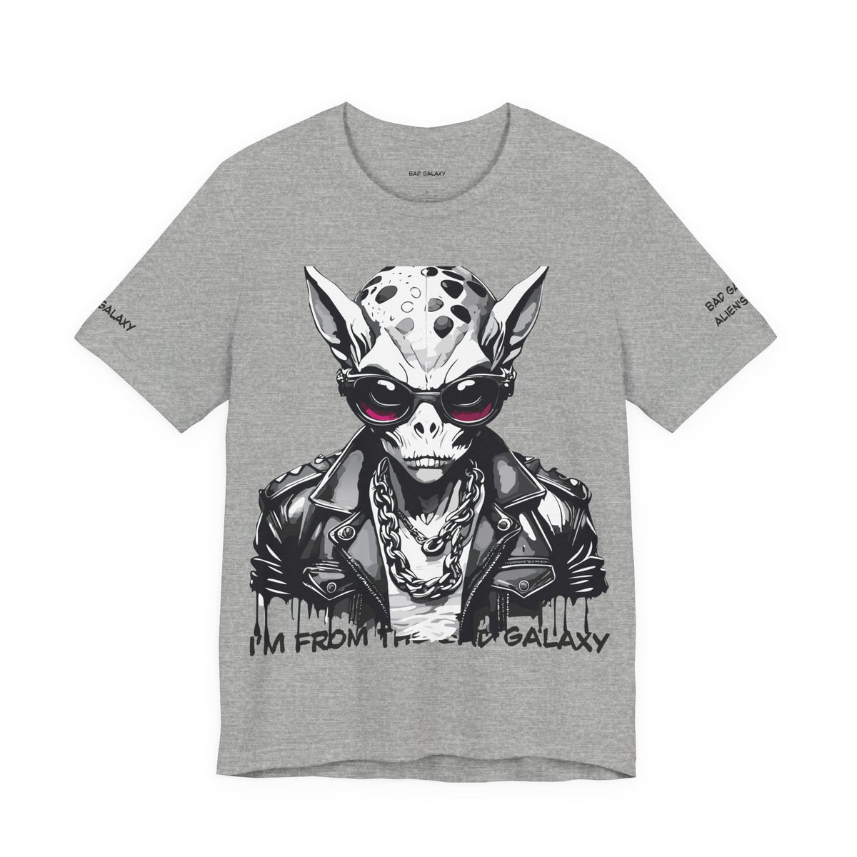Alien Graphic Unisex Cotton Bella+Canvas Tee with Art Design b50