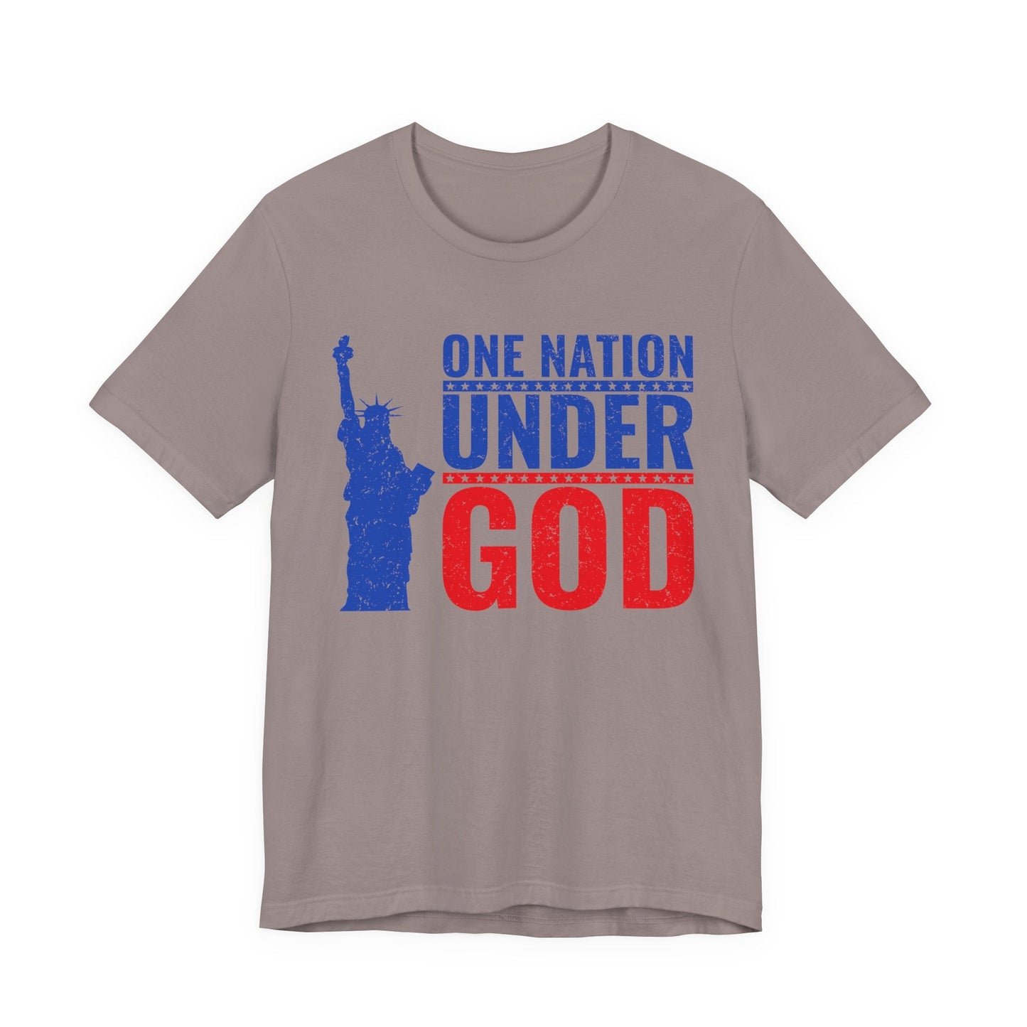 Statue of Liberty Patriotic Graphic Unisex Cotton T-Shirt a6