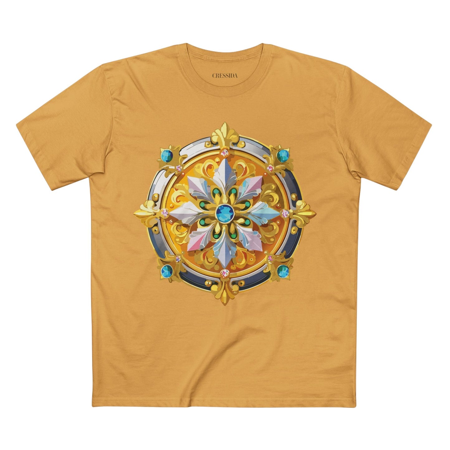 Medallion Graphic T-Shirt Unisex 100 Cotton With Gold Art Design Medal Tee 9