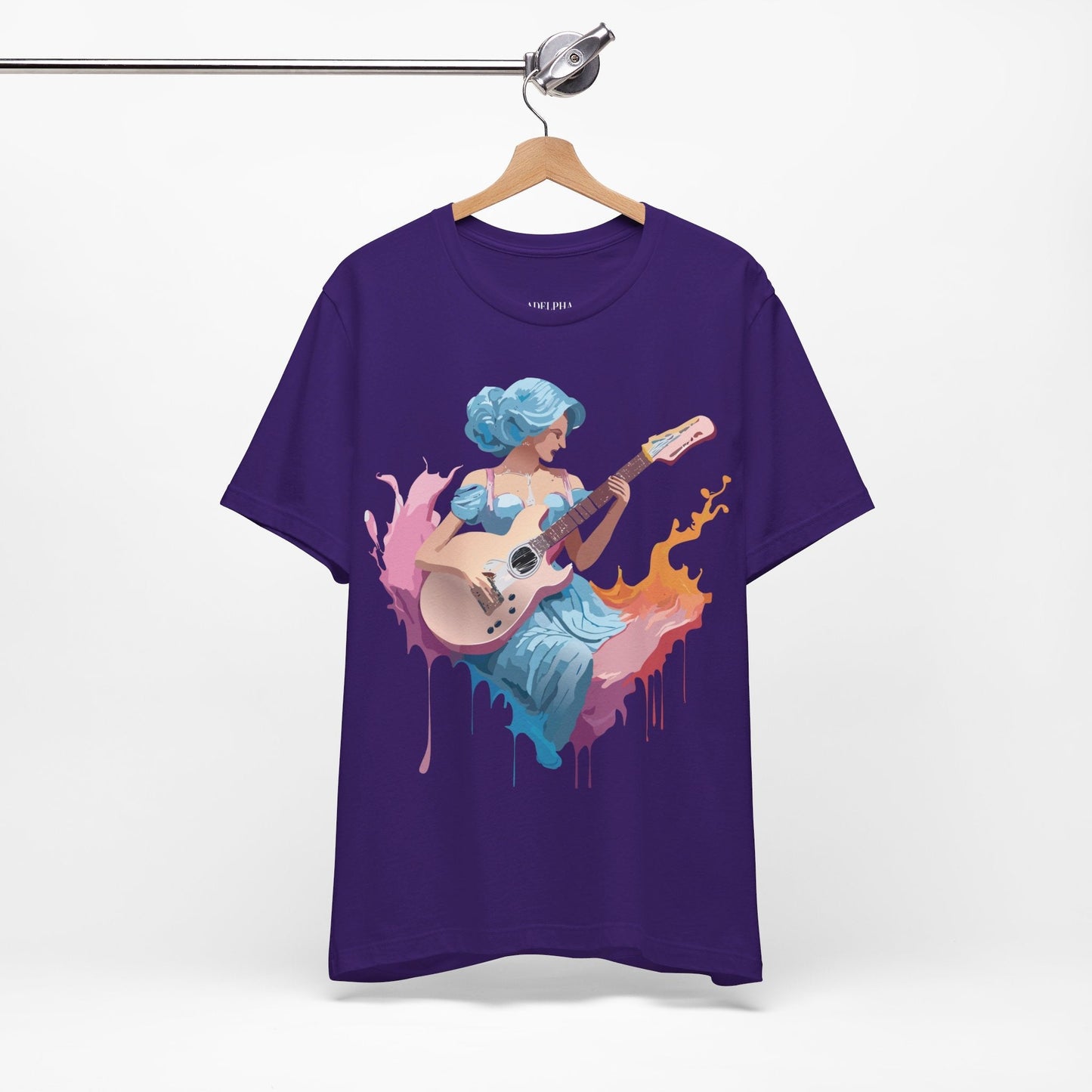 Adelpha Unisex Graphic Tee With Vintage Inspired Art Design Short Sleeve Premium Everyday Wear