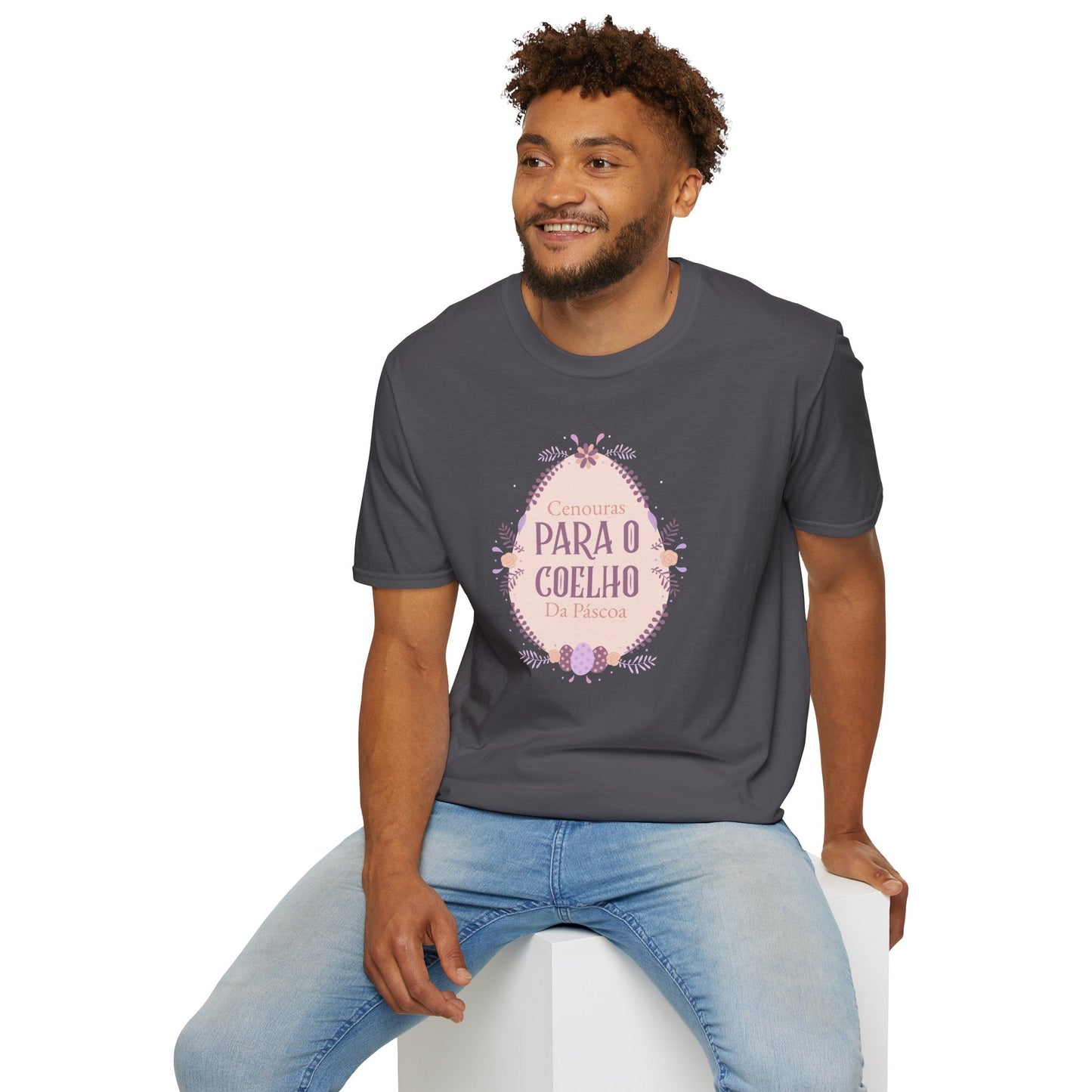 Easter Egg T Shirt Unisex Softstyle Short Sleeve Tee With Easter Signature Prints And Design