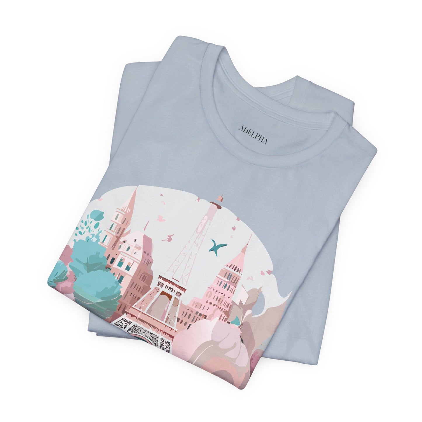 Paris Graphic Tee Unisex Premium Adelpha Art Design Vintage Inspired Short Sleeve Shirt