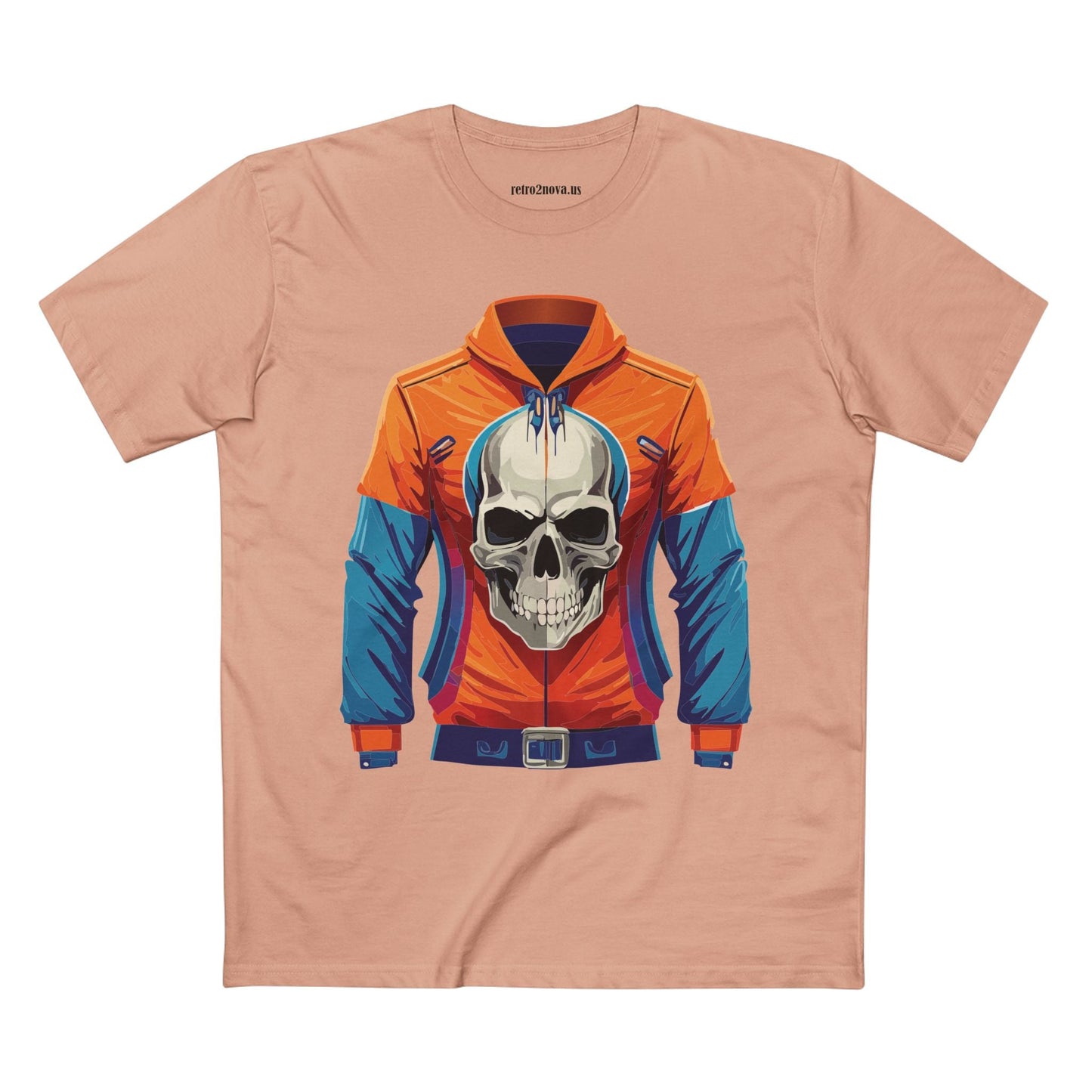 Skull And Skeleton Shirt Unisex Premium Cotton Tee Original Art Design Retro2Nova