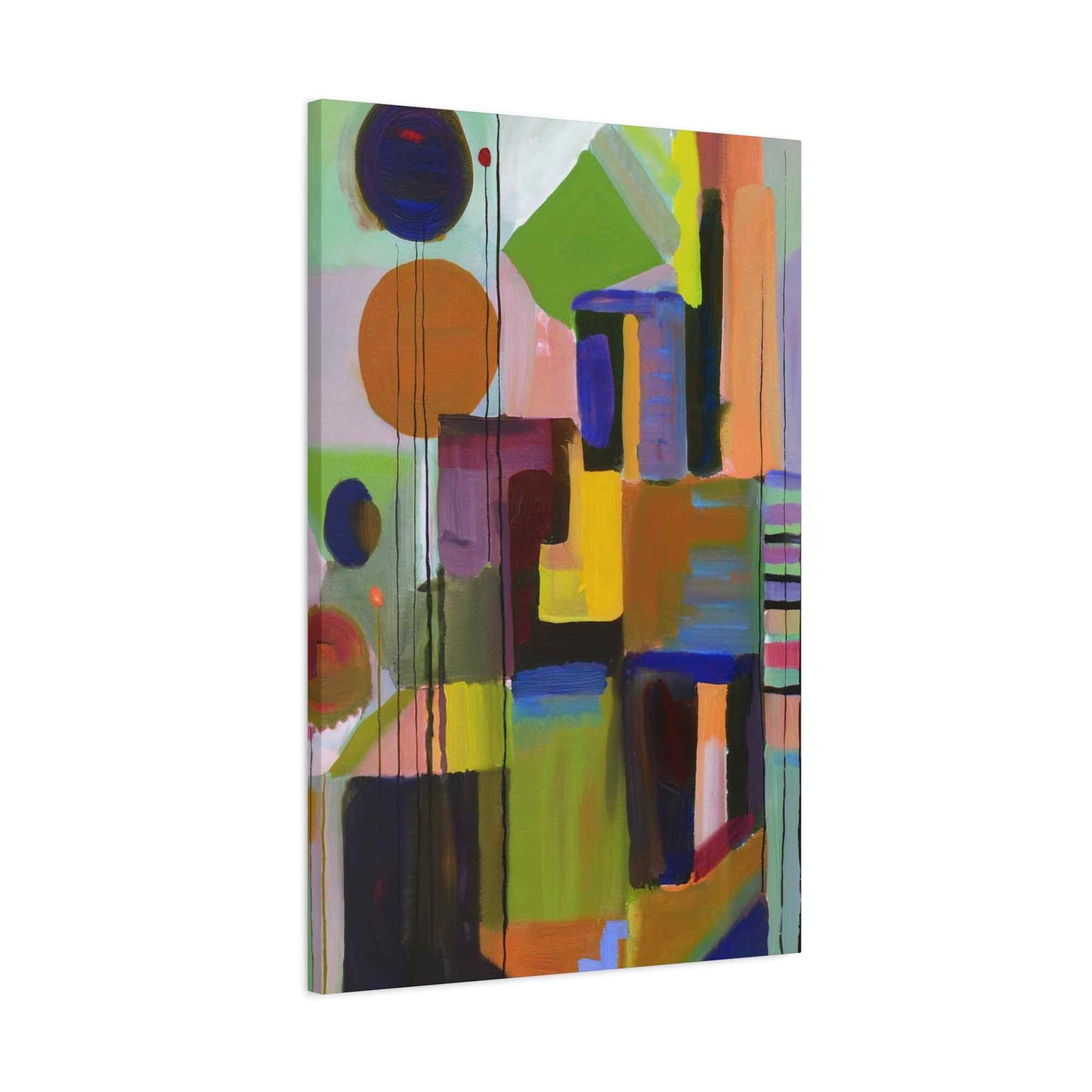 Abstract Painting Print Canvas 20x24,20x30,24x30, 24x32,24x36,30x40, 32x48,36x48,40x60 Pine-Wood Inner Frame ABS-3