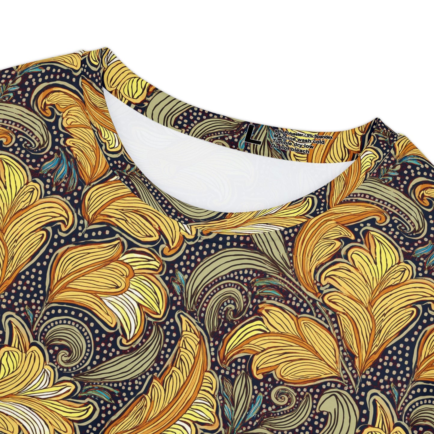 Women Poly Span T-Shirt with Floral Print