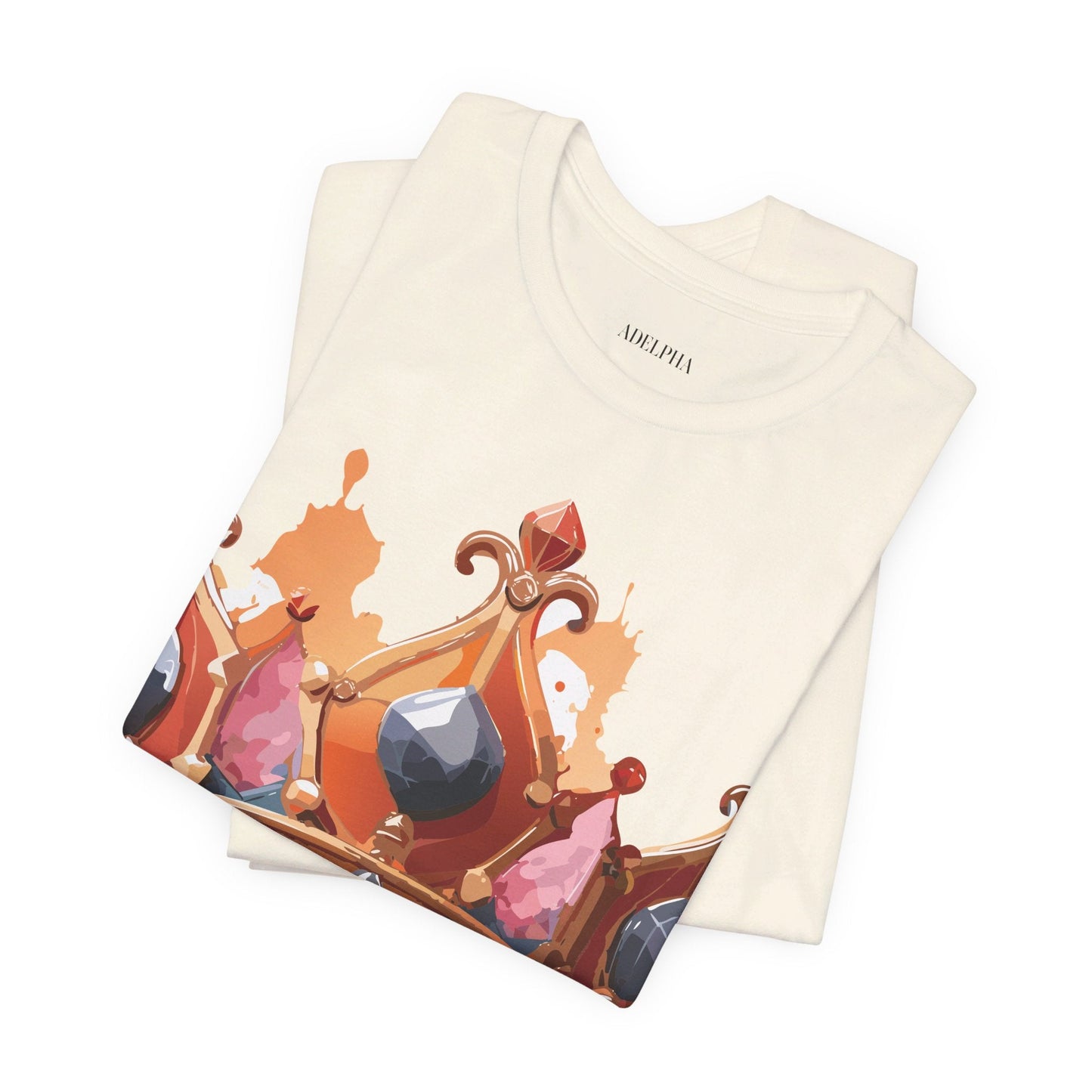 Crown Graphic Unisex 100 Cotton Vintage Artwork Tee 10