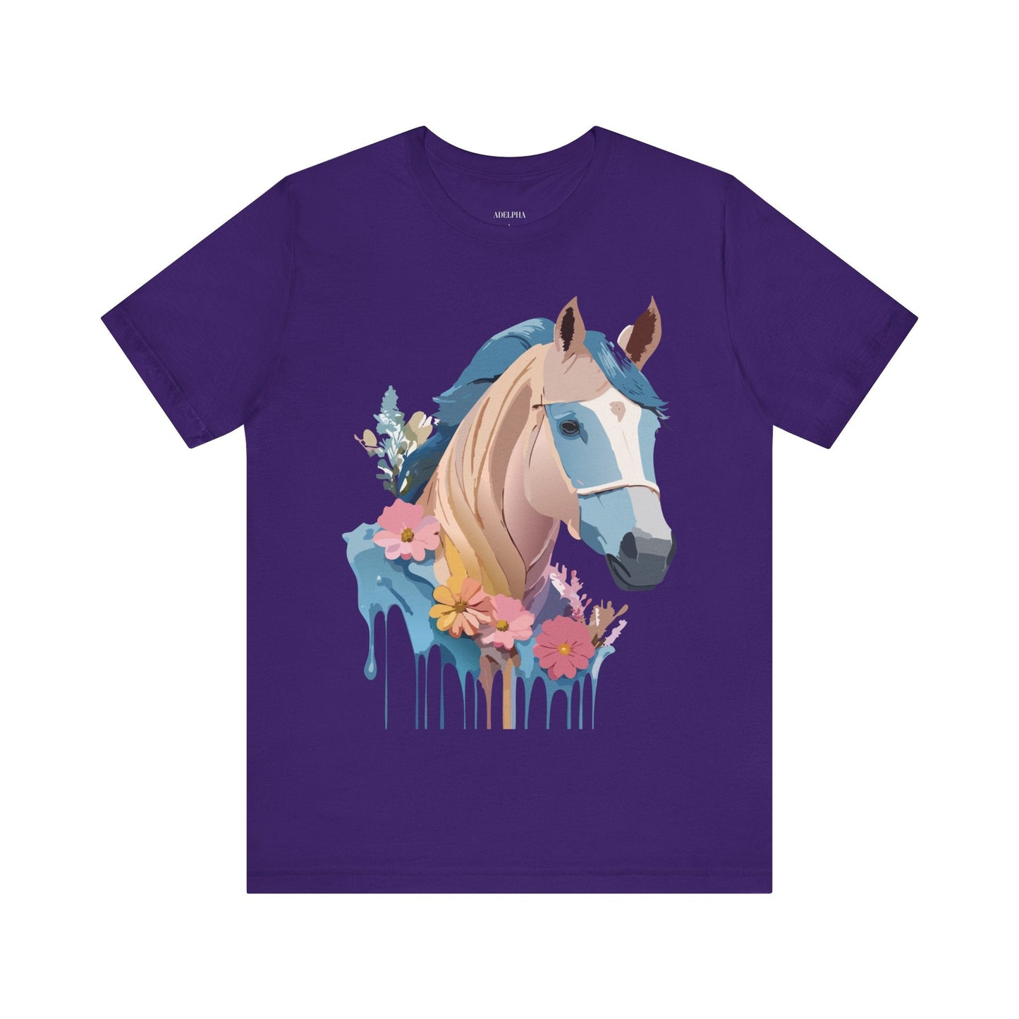Horse Graphic Unisex 100 Cotton Vintage Animal Art T-Shirt 12