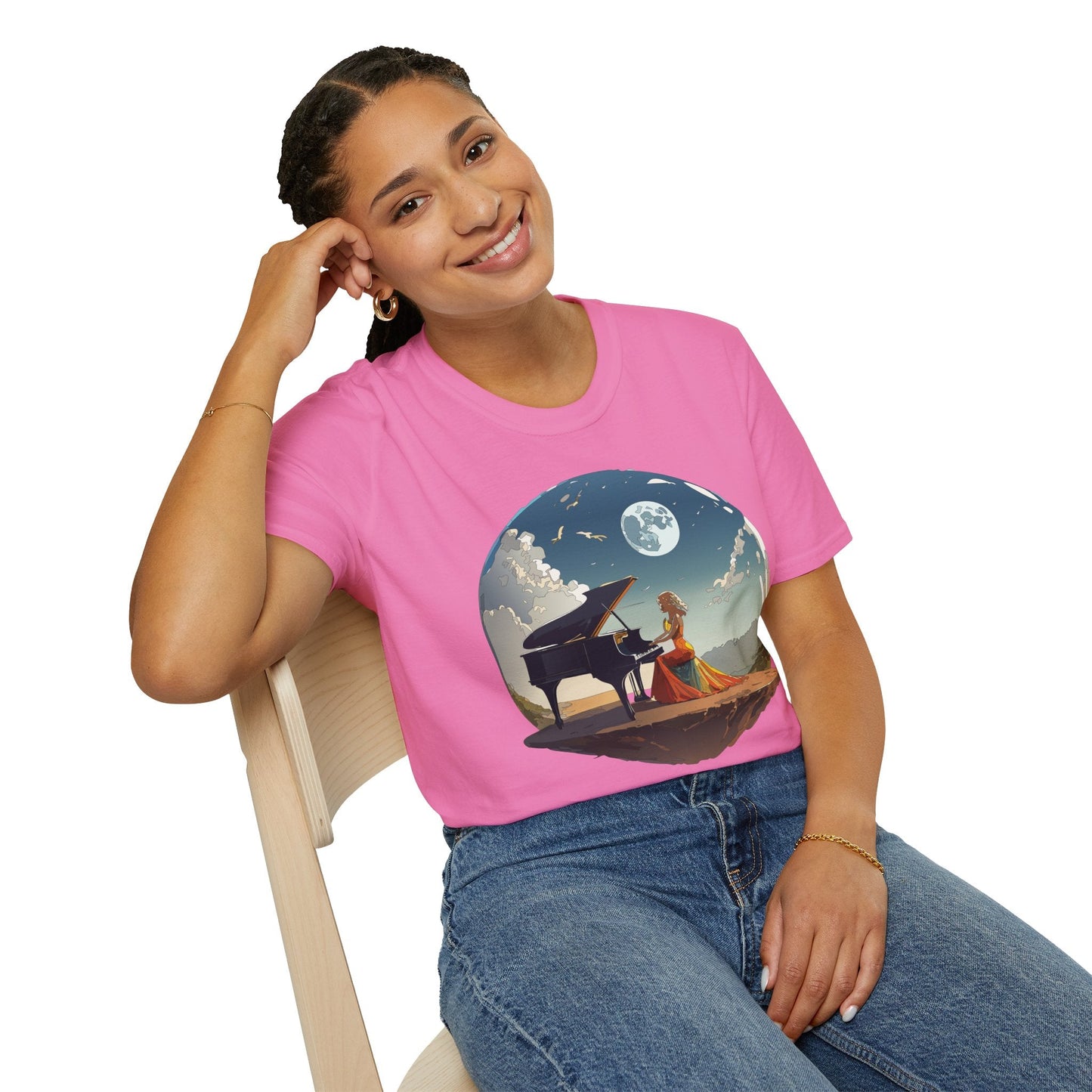 Womens Graphic T Shirts Art Design Shirt Gildan Softstyle 64000 Cotton Tee Unisex Comfort