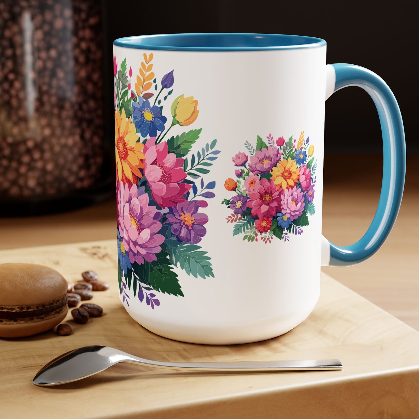 Floral Mug, Floral Cup