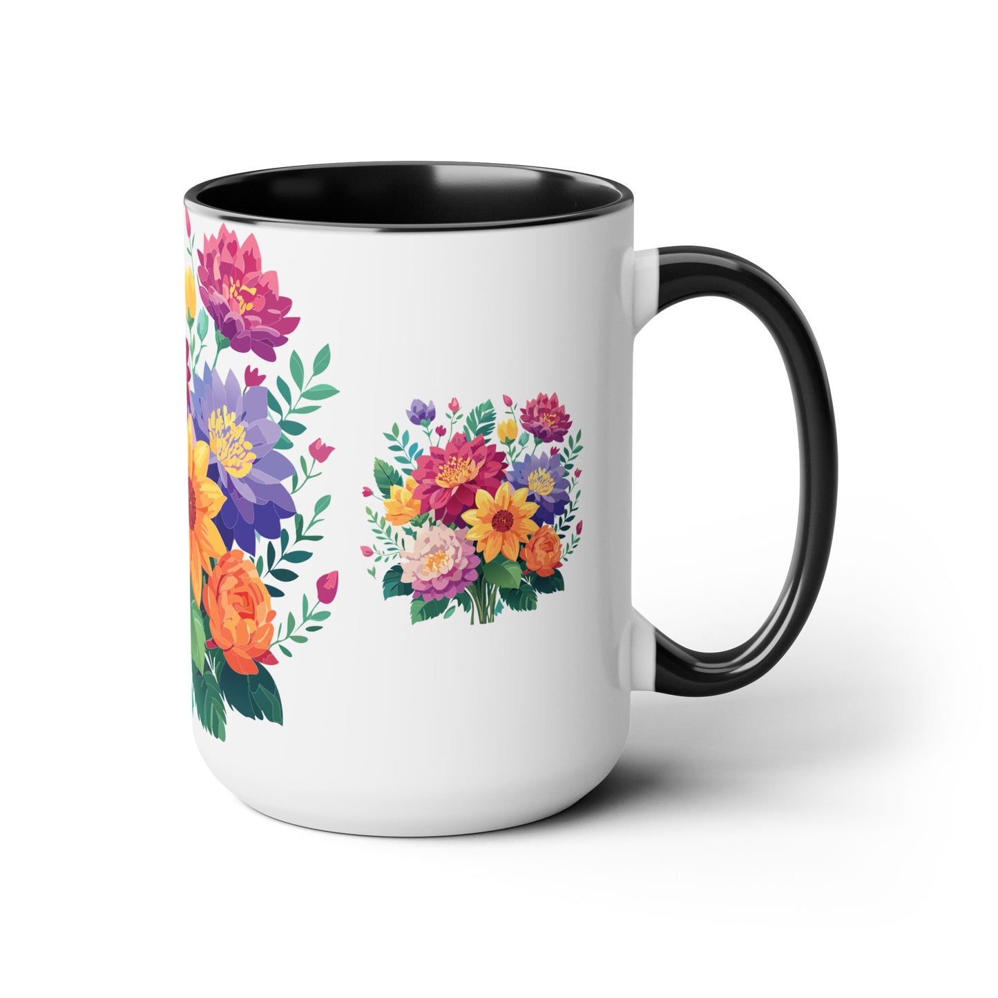 Floral Mug, Floral Cup