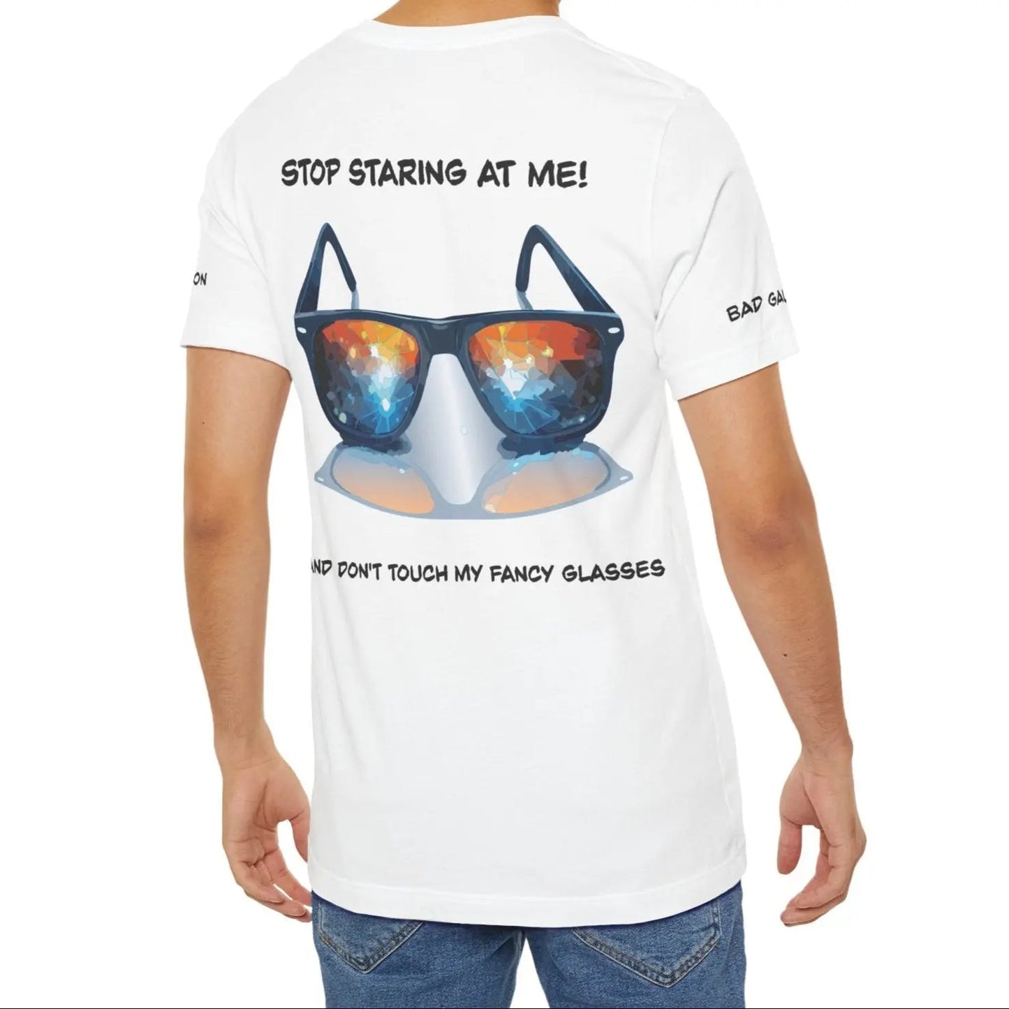 Animal T Shirt Made To Order In USA From Bad Galaxy With Eco Friendly Inks And 100 Percent Cotton