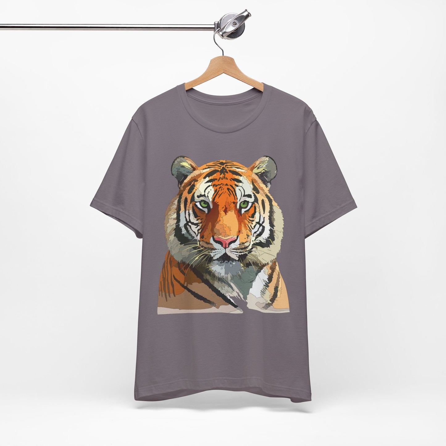 Unisex Animal Graphic Tee Shirt With Wildlife Art Design For Everyday Comfort Gildan 64000