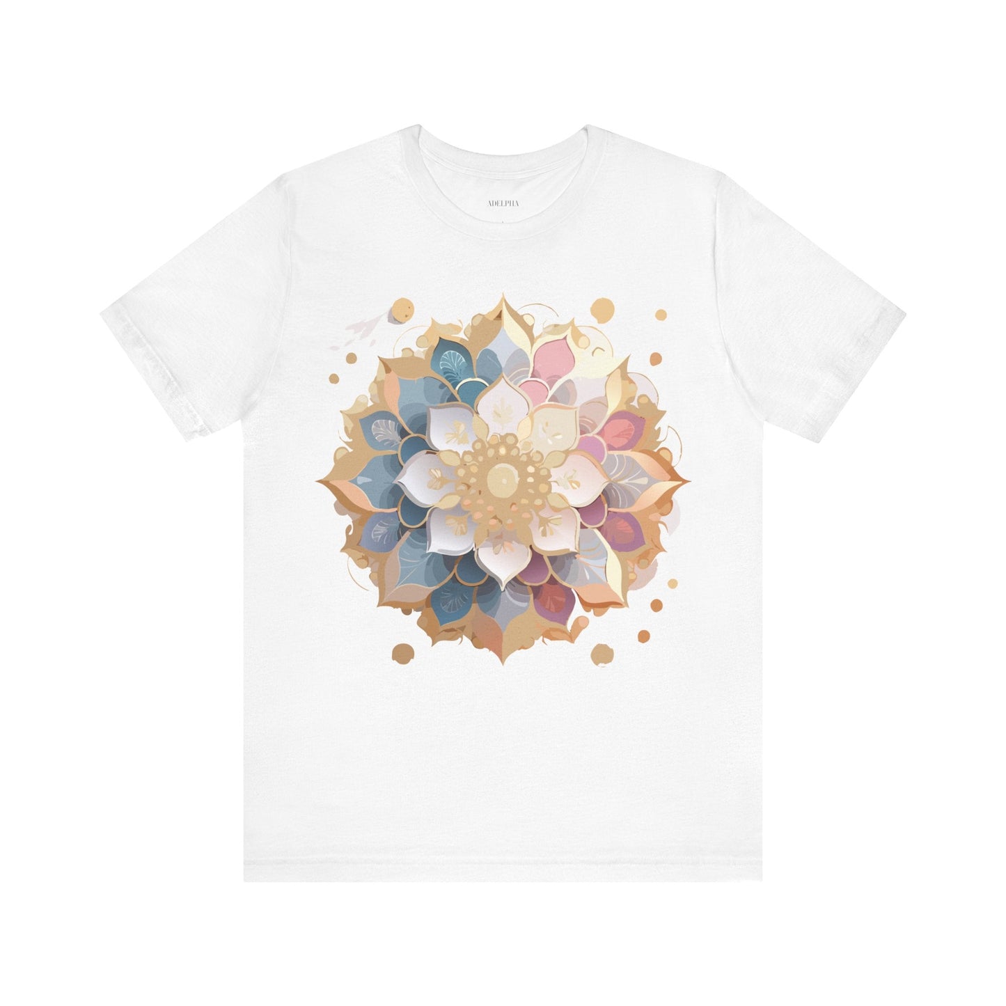 Mandala Graphic Tee For Men And Women By Adelpha Unisex Short Sleeve Art Design Shirt