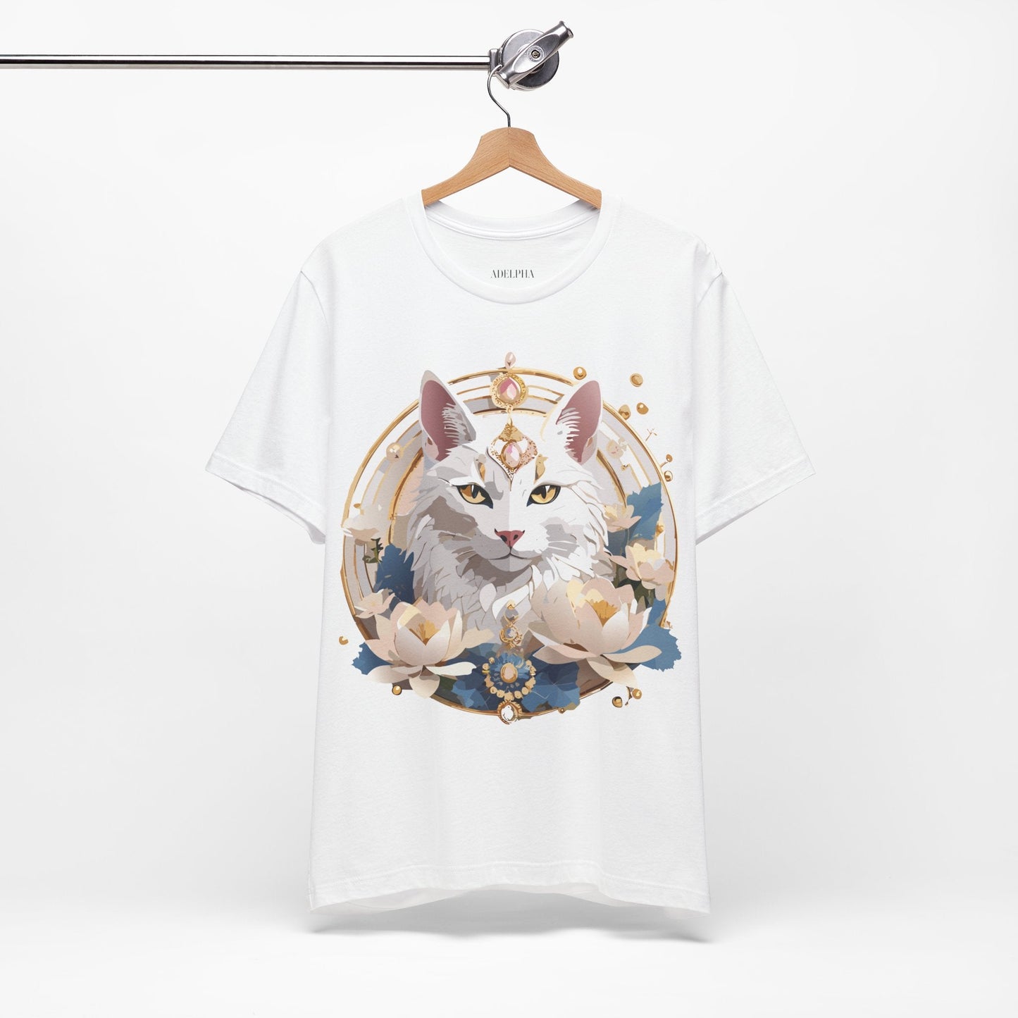 Medallion Shirt Graphic Tee Unisex Short Sleeve Art Print Adelpha Vintage Inspired