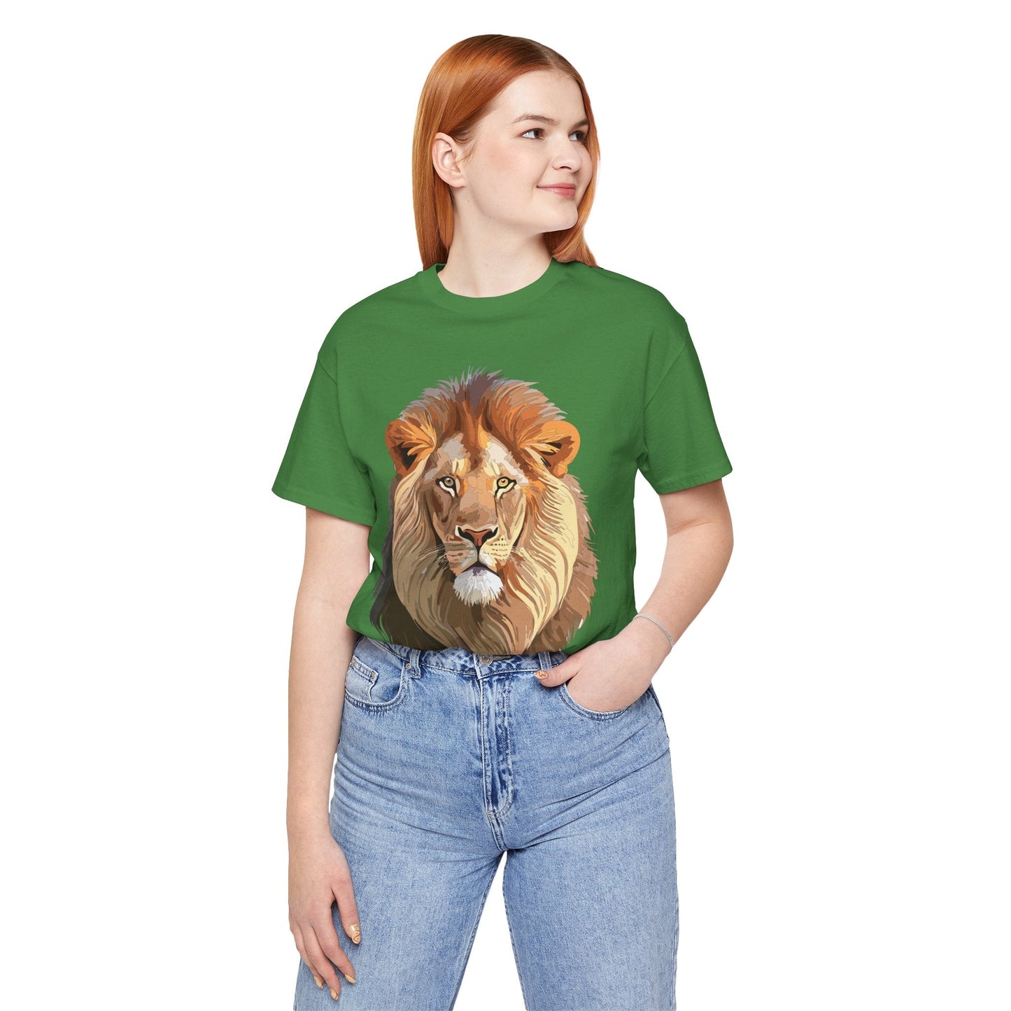 Unisex Animal Graphic Tee Shirt With Wild Animals Art Design For Everyday Wear Casual