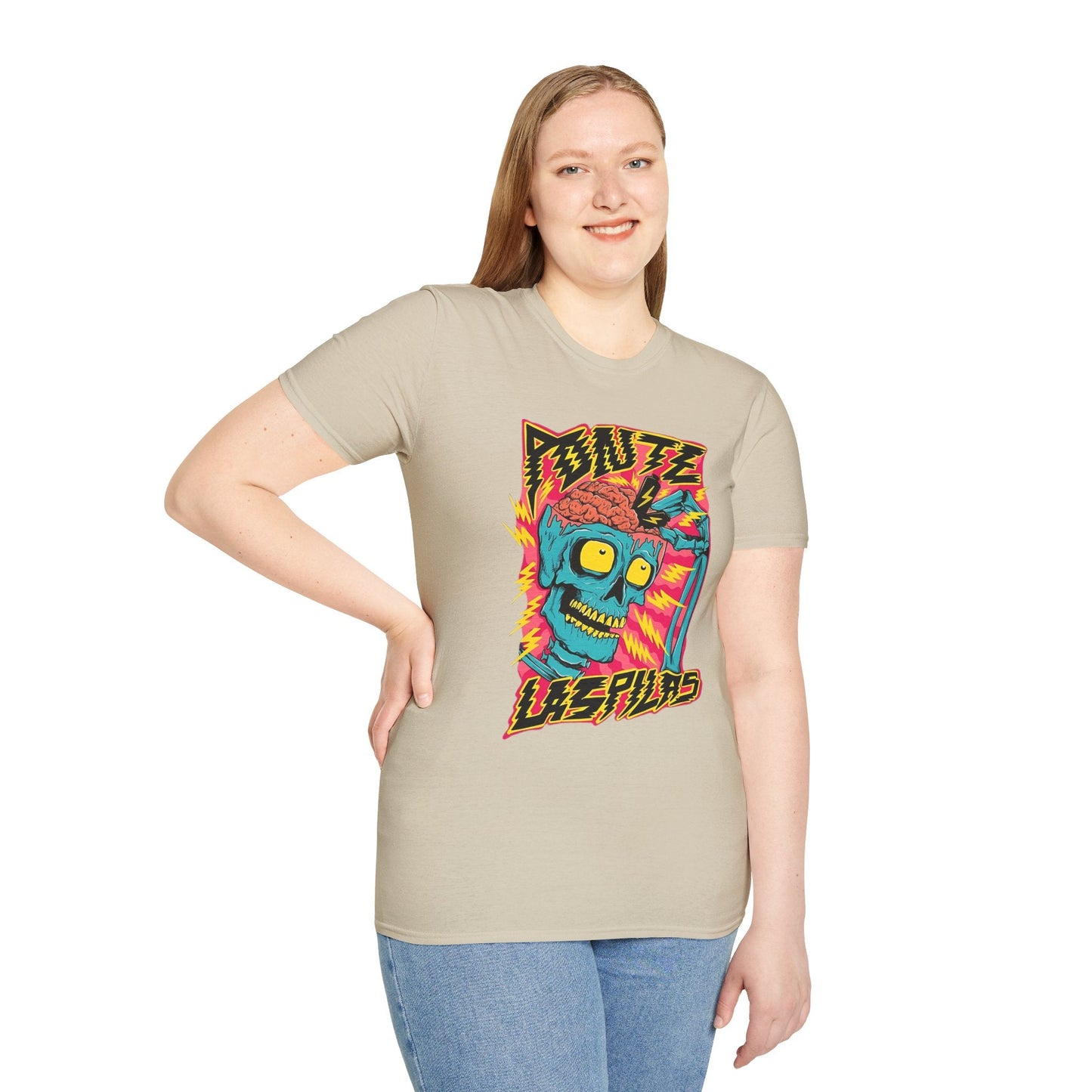 Skull Tee Shirt Unisex Skeleton Shirt Gildan Softstyle 64000 100 Percent Ring Spun Cotton