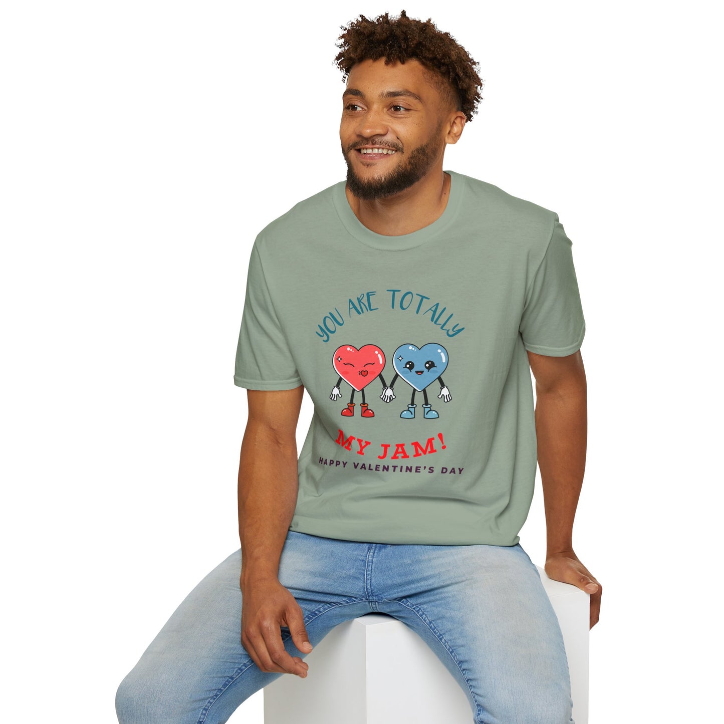You Are Totally My Jam T-Shirt, T-Shirt with Love, Valentine Day Tees, Unisex Cotton Tee with Art Design 30