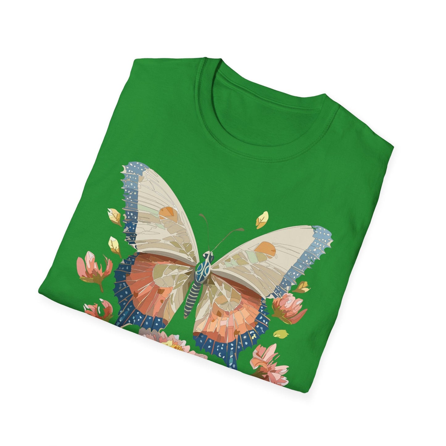Butterfly Shirt Unisex Softstyle T Shirt Gildan 64000 100 Cotton Monarch Butterfly Gift