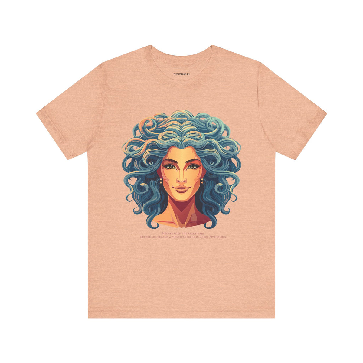 Goddess Graphic Unisex Cotton Bella+Canvas Tee with Medusa