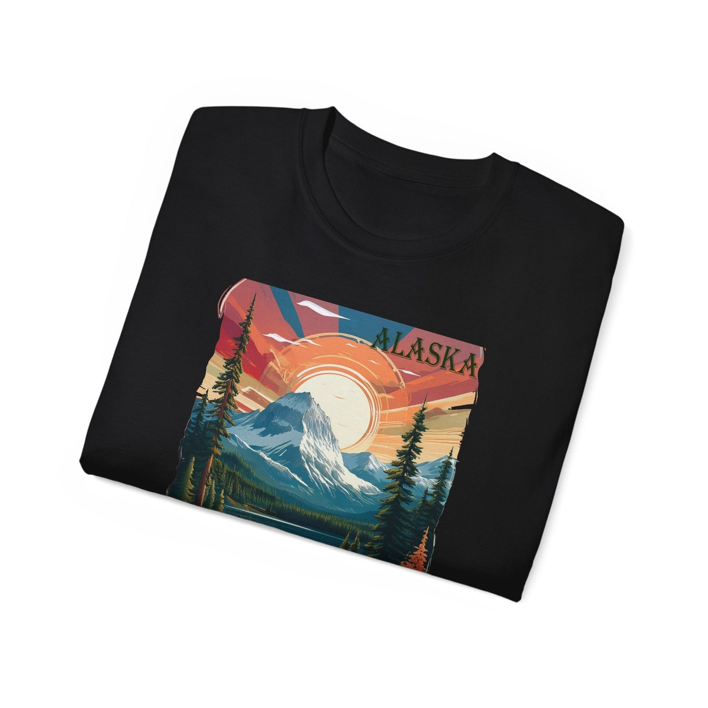 Alaska Graphic Unisex Cotton T‑Shirt 4
