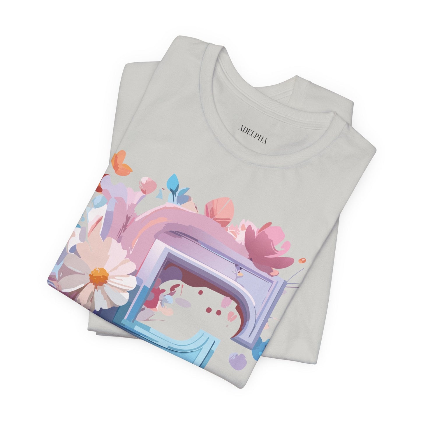 Letter F Graphic Tee Unisex Vintage Style Shirt Featuring Adelpha Artwork Premium Short Sleeve