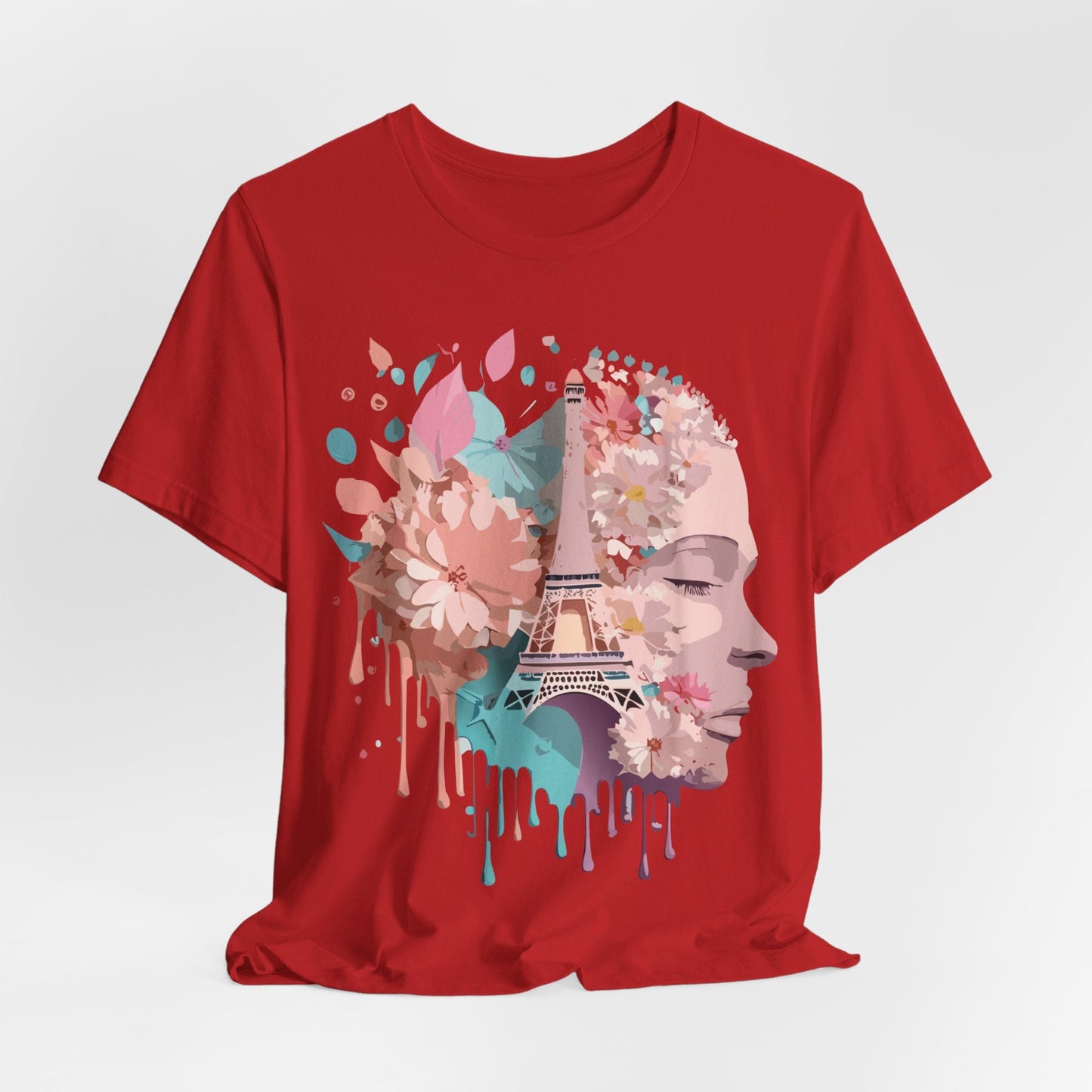 Tourist Shirt Paris Graphic Tee Unisex Jersey Short Sleeve Premium Vintage Inspired Adelpha Artwork