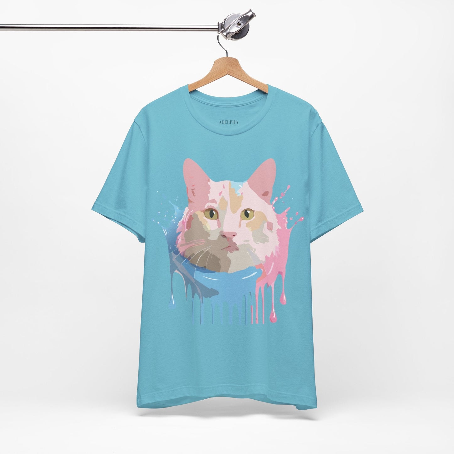 Cat Graphic Tee Unisex Vintage Style Shirt Adelpha Art Design