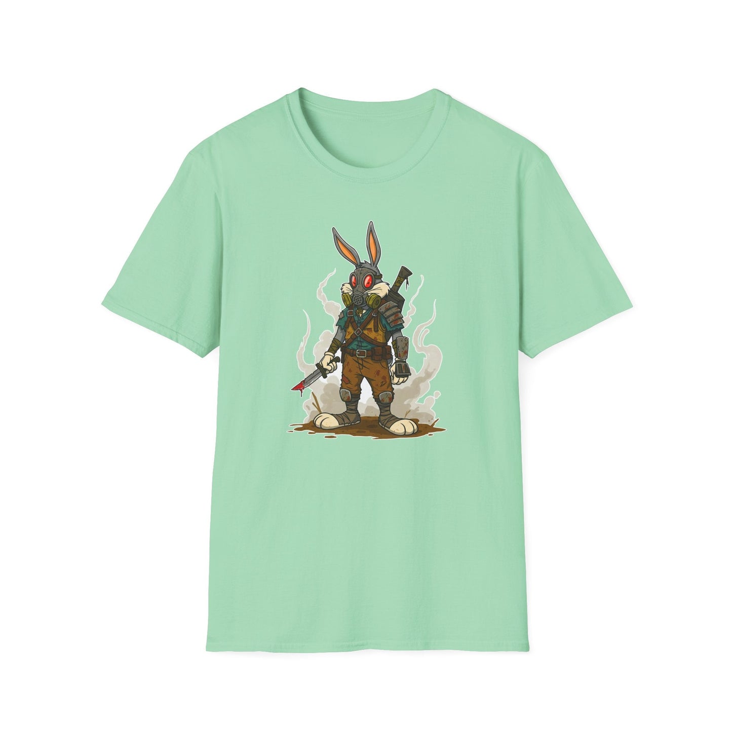Bugs Bunny T Shirt Unisex Softstyle Cotton Tee With Cartoon Animation Design Artwork