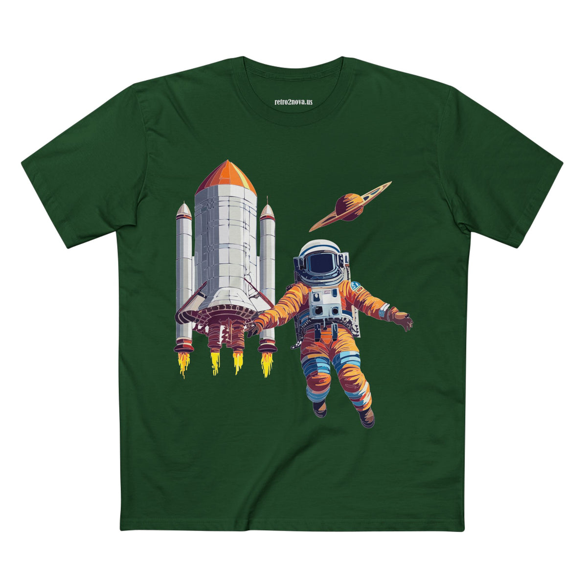 Cosmos Astronaut Graphic Tee Staple Unisex 100 Cotton Tee Shirt - CS-7