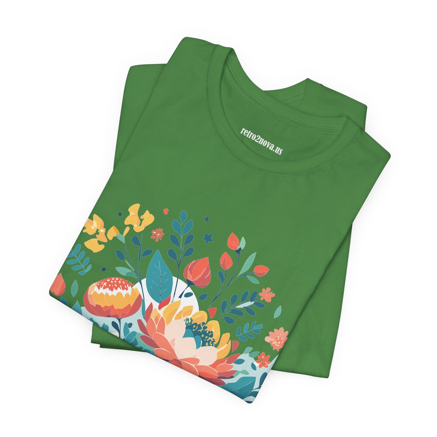 Flowers Shirt Floral Shirt Unisex Jersey Short Sleeve Tee Breathable Fabric Free Shipping
