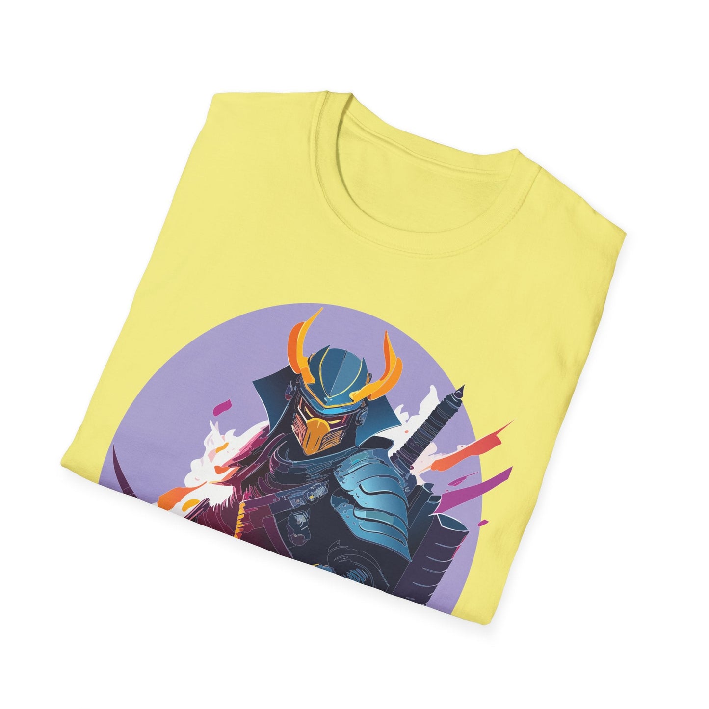 Samurai Shirt Unisex Softstyle Tee 100 Percent Ring Spun Cotton Comfortable Everyday Wear