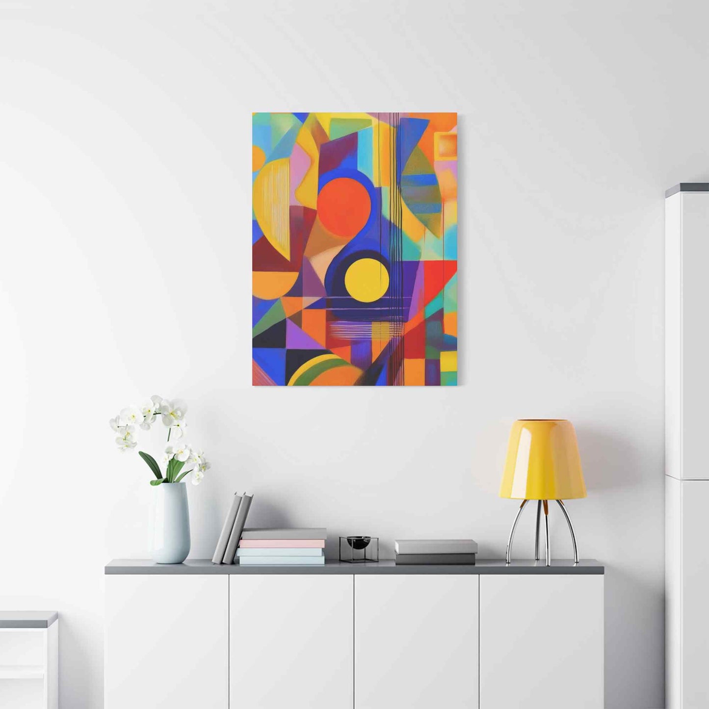 Abstract Painting Print Canvas 20x24,20x30,24x30, 24x32,24x36,30x40, 32x48,36x48,40x60 Pine-Wood Inner Frame ABS-9