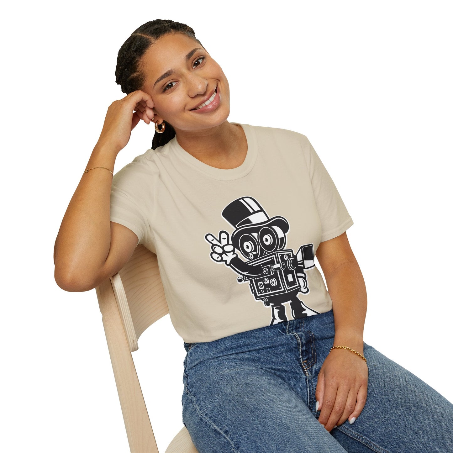 Cartoon T Shirt Animation T Shirt Funny Tee Unisex Gildan Softstyle 64000 Comfort Fit All Day