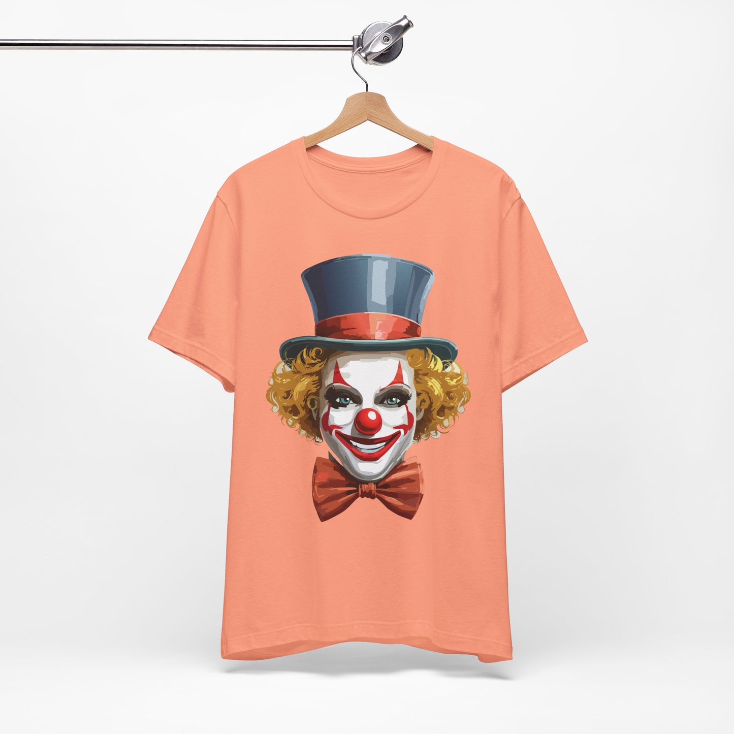 Clown Shirt, Funny Shirt, T-Shirt with Clown, Funny Art Design Tee, Circus Tees, Circus T-Shirt, Unisex Humor Wear 11
