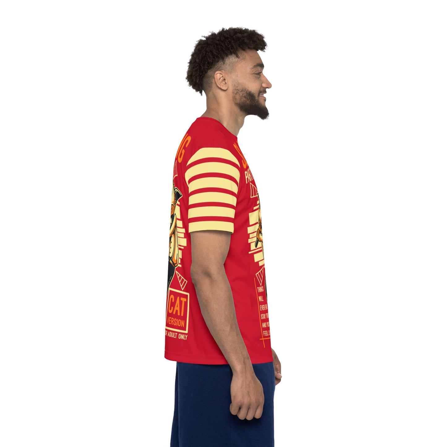 54-Be Fun Graphic T-Shirt, Art Design Poly Shirt, All Over Print Graphic Tee, Monsters T-Shirt, Cartoon Tees