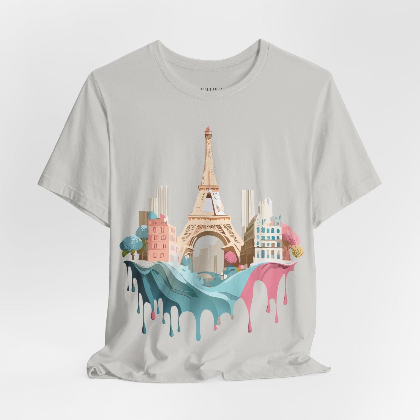 Paris Tourist Shirt Unisex Graphic Tee With Vintage Inspired Artwork Adelpha Art Design