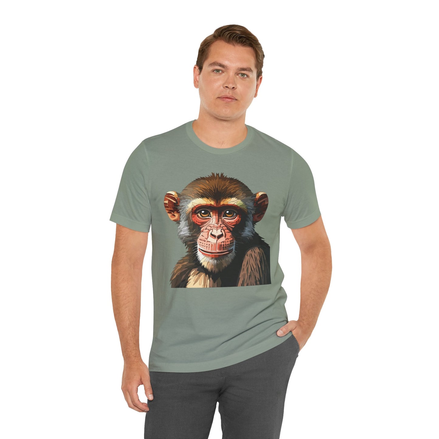 Unisex Animal Tee Shirt With Art Design Wildlife Graphic Gildan Softstyle 64000 Shirt