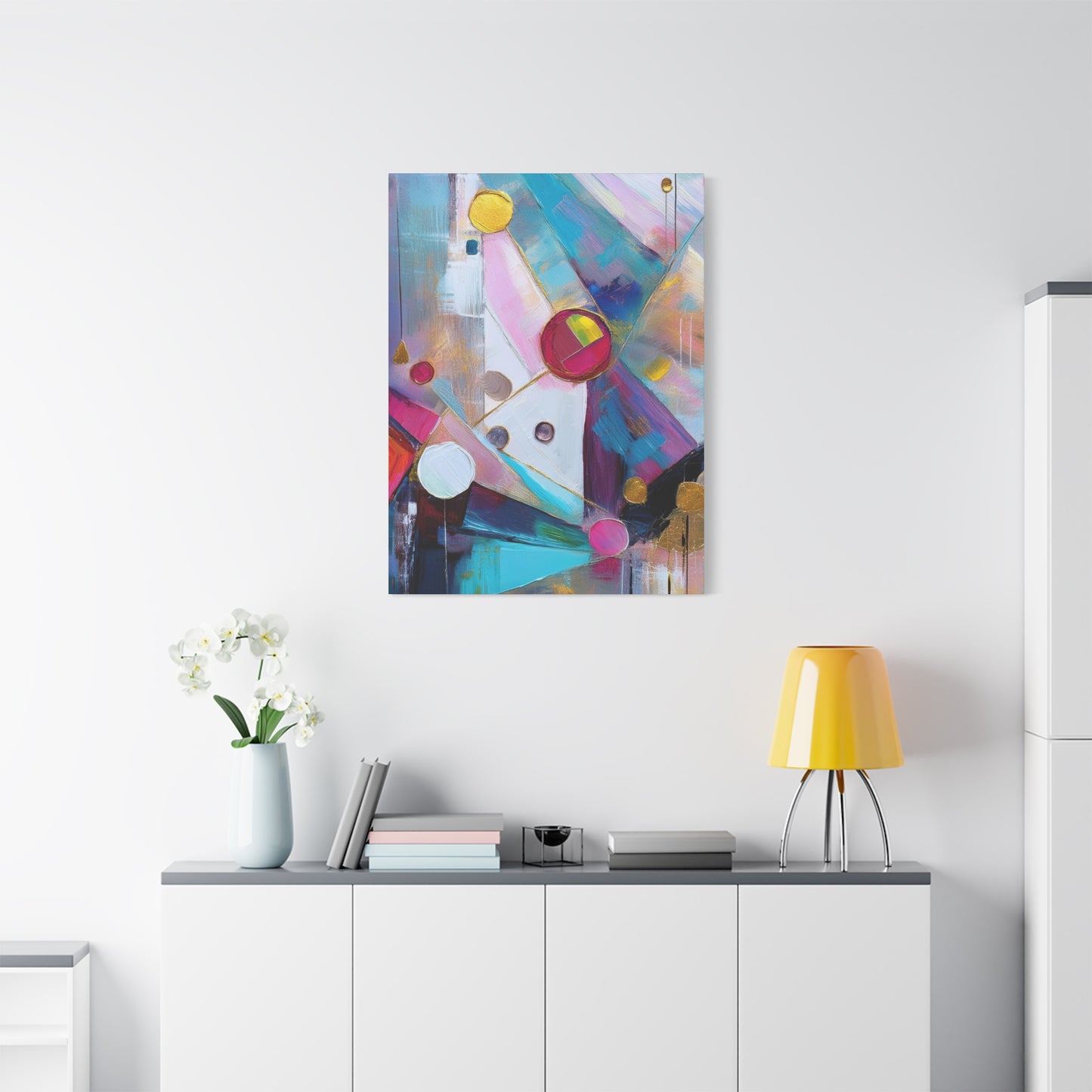 Abstract Oil Painting Print Canvas 20x24,20x30,24x30 24x32,24x36,30x40 32x48,36x48,40x60 Pine-Wood Inner Frame ABS-170