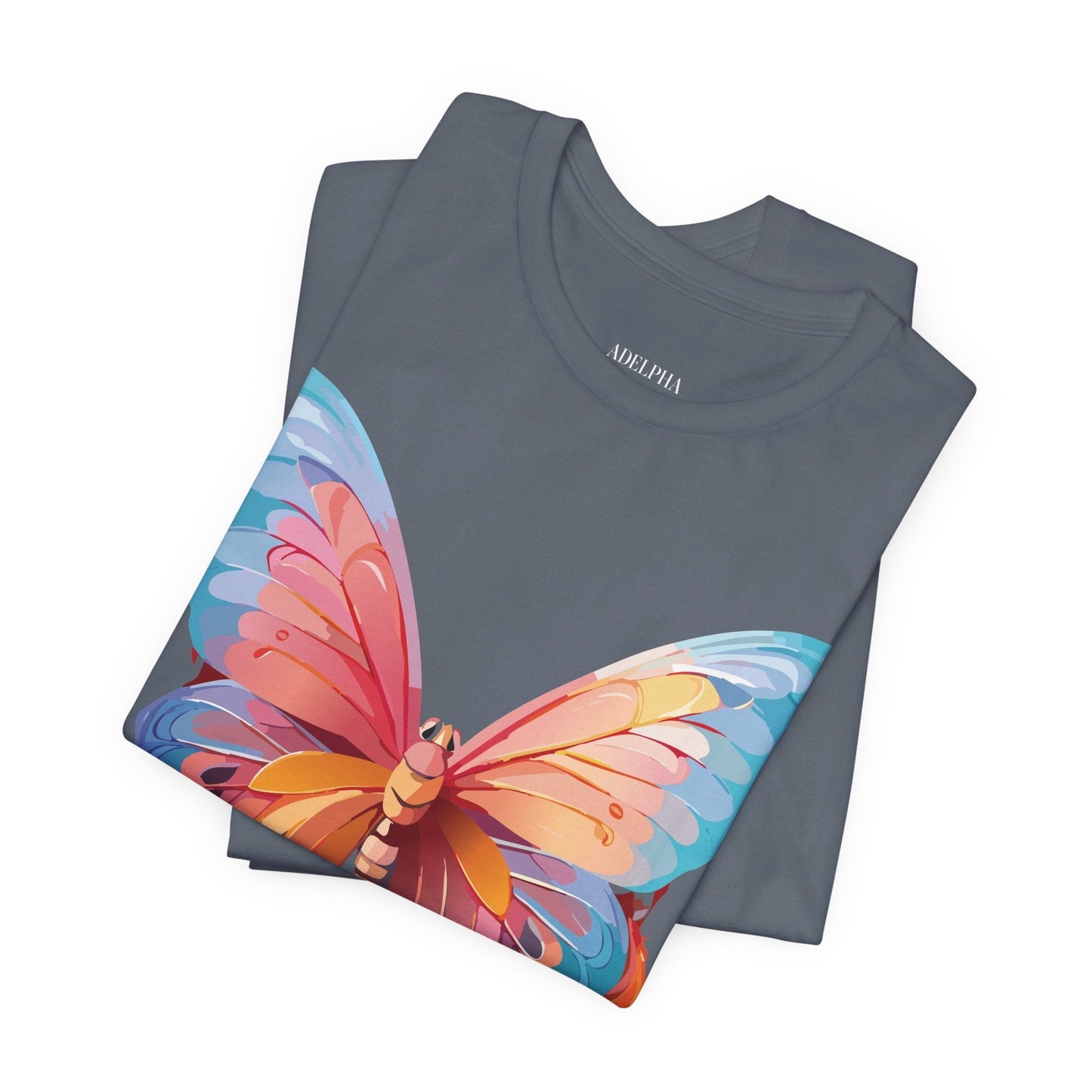 Butterfly Graphic Tee Adelpha Unisex Short Sleeve Design Tee