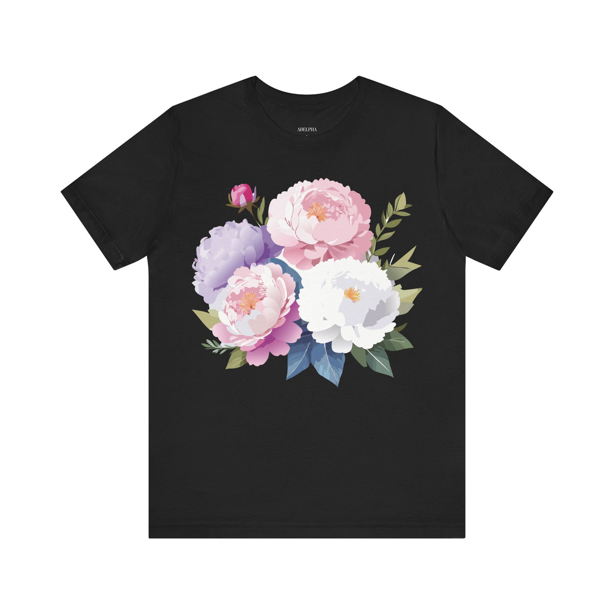 Floral Graphic Tee Shirt - Bella+Canvas Unisex 100 Cotton 36