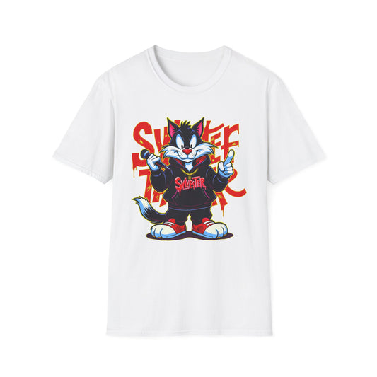 Cartoon Animation Graphic Unisex 100 Cotton T-Shirt Funny Animals Tee Shirt