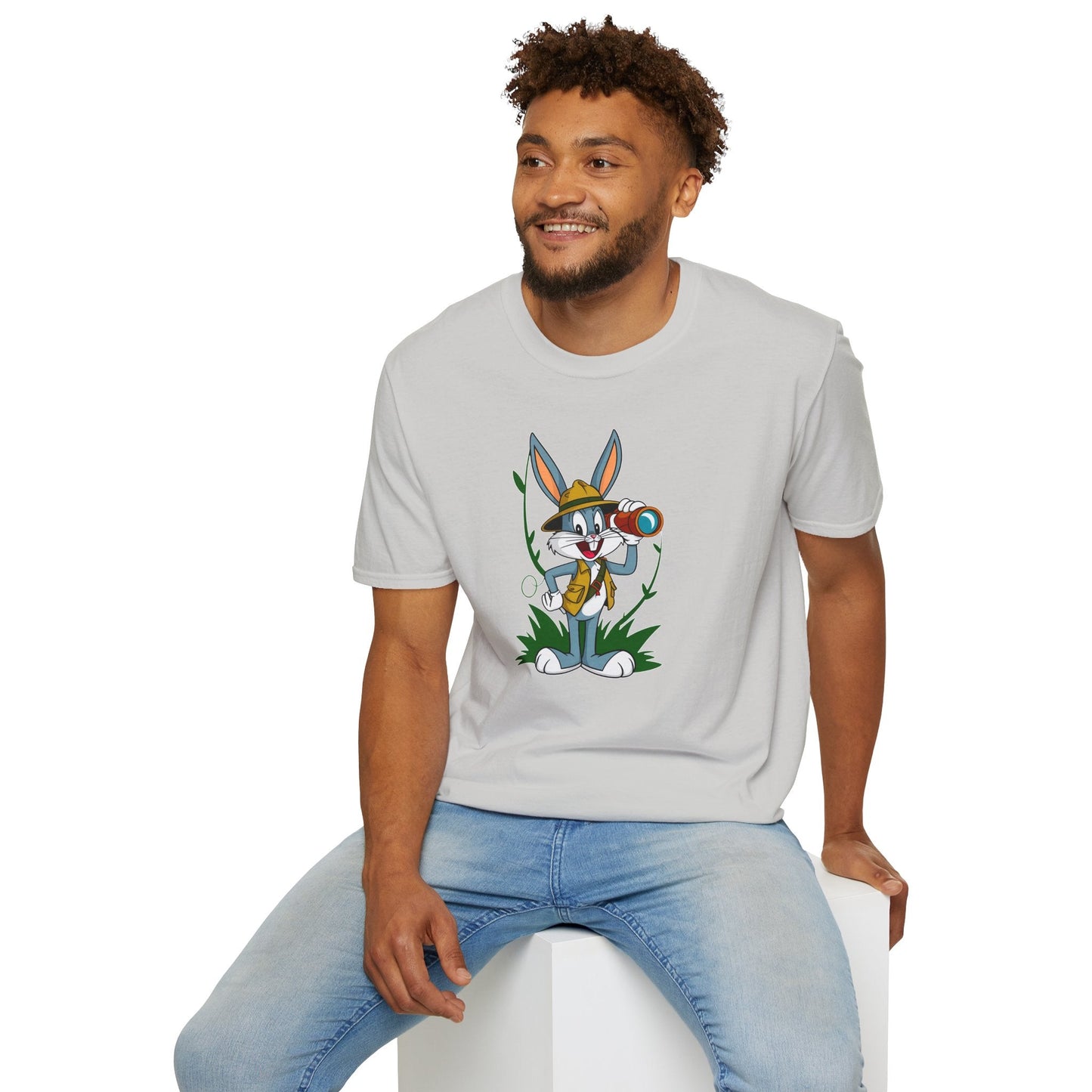 Bugs Bunny T Shirt Unisex Softstyle Gildan 64000 Cartoon Animation Graphic Tee Design