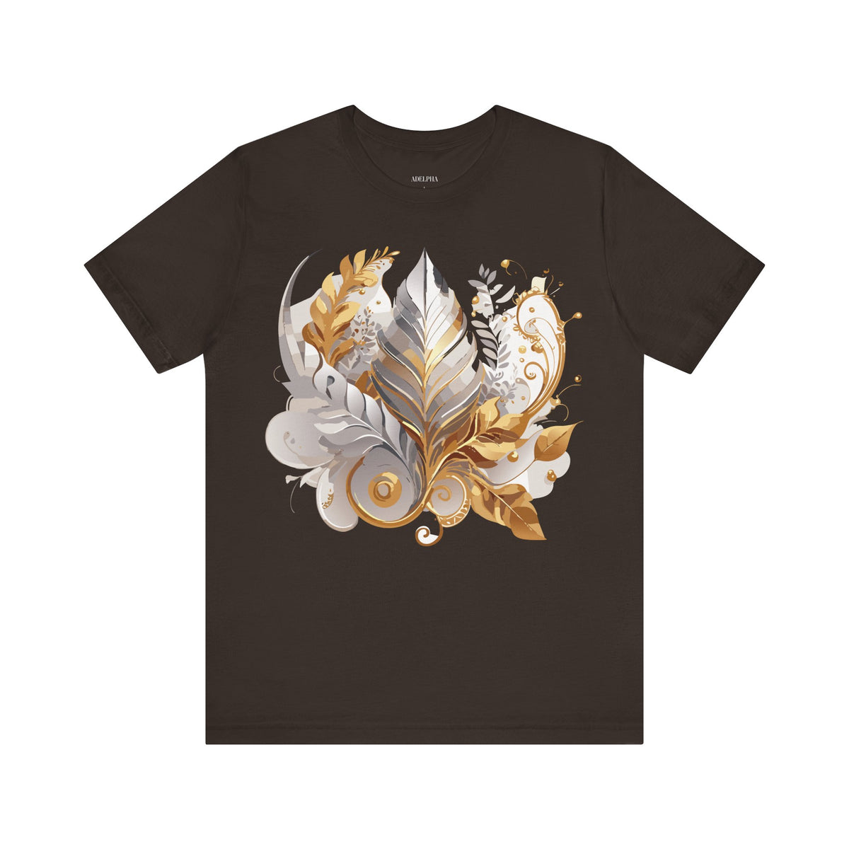 Jewelry Graphic Unisex Cotton Bella+Canvas Tee with Gemstones Art Design m46