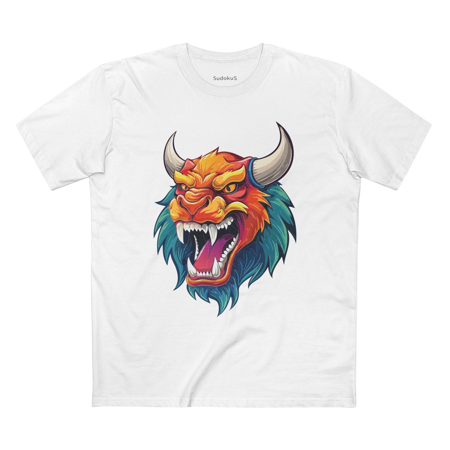Cartoon Monsters Graphic Unisex 100 Cotton Staple Tee 18