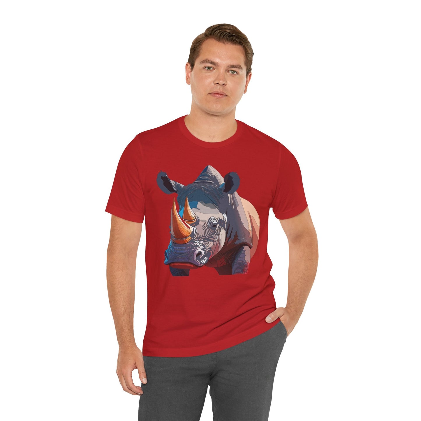 Unisex Animal Shirt Tee With Art Design Wild Animals Gildan Softstyle 64000 Graphic Tee