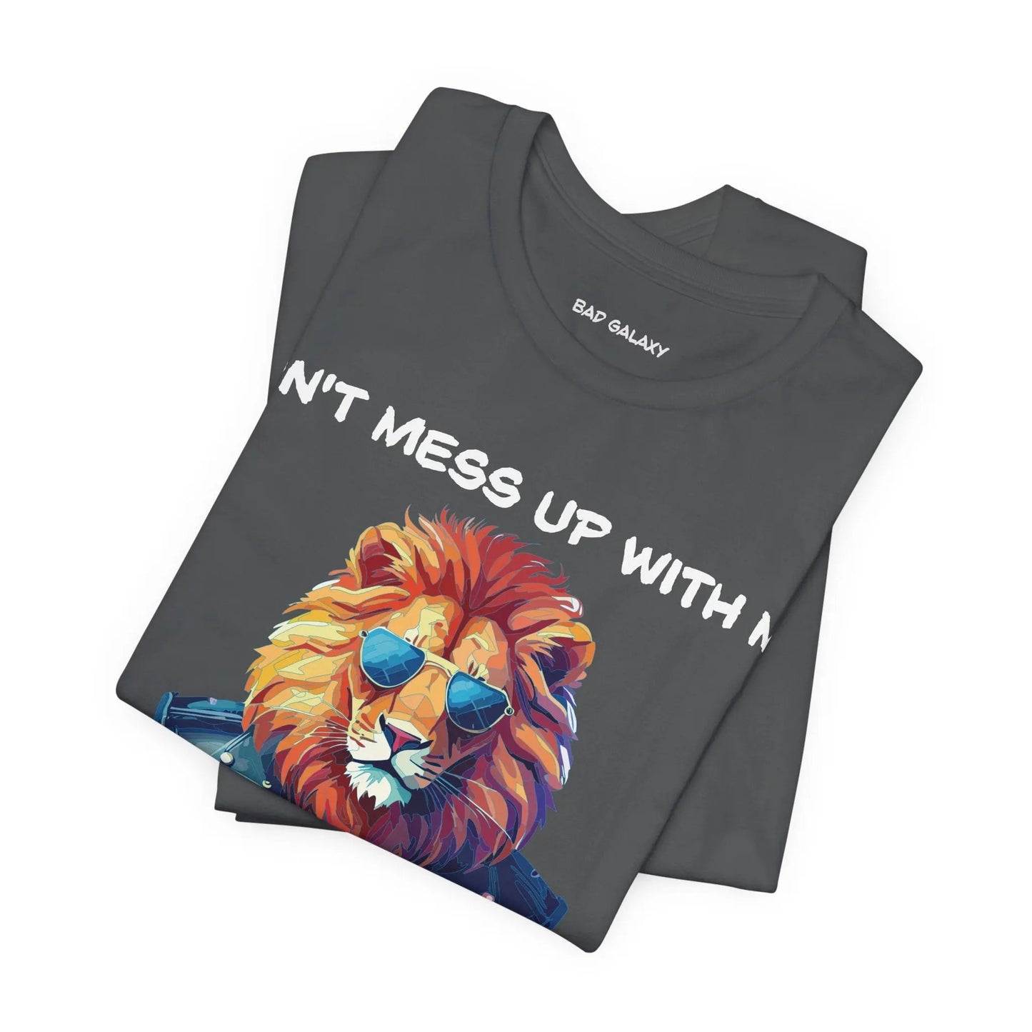 Animal T Shirt By Bad Galaxy Unisex 100 Percent Cotton Graphic Tee Eco Friendly Made In USA