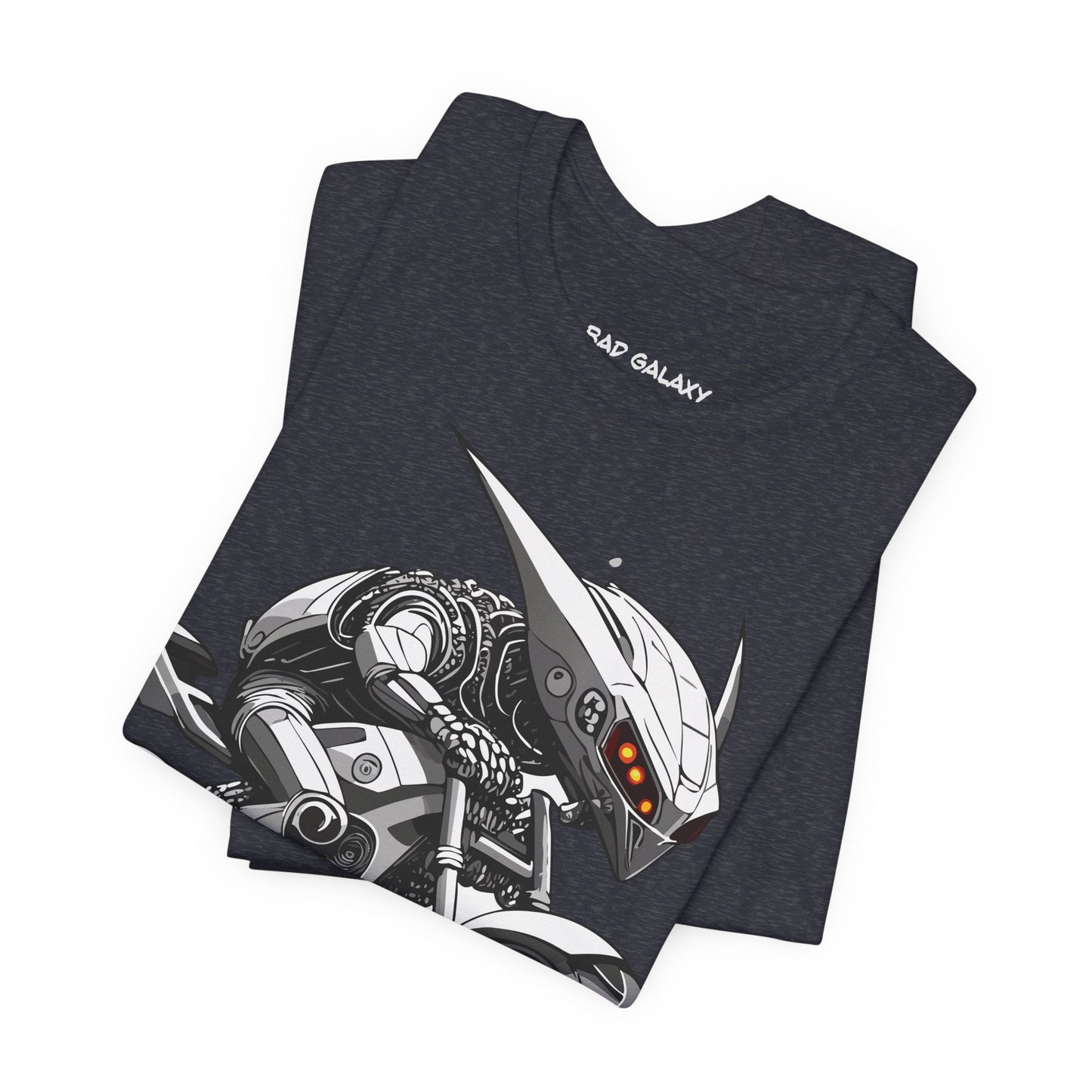 Tee Shirt With Alien From Bad Galaxy Made To Order 100 Percent Cotton Eco Friendly Print
