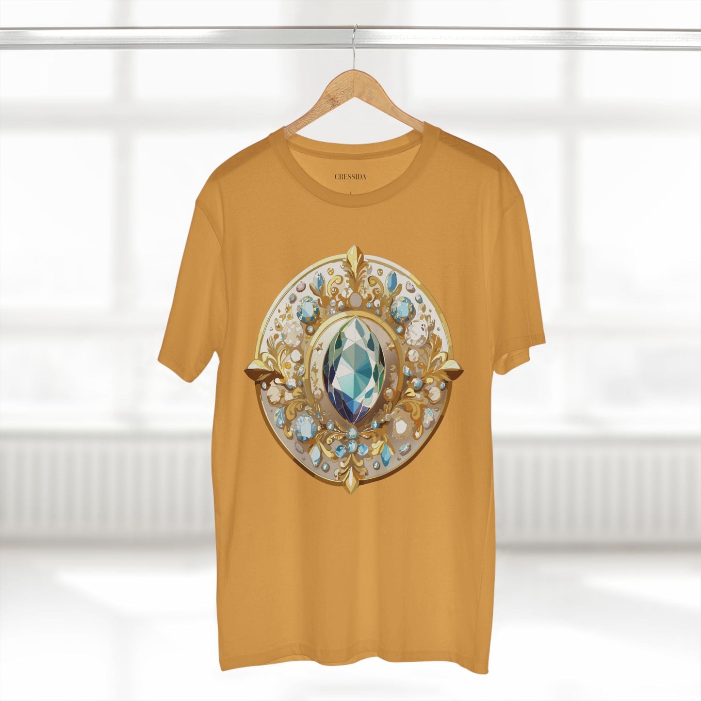 Medallion Graphic T-Shirt Unisex 100 Cotton With Gold Art Design Medal Tee 21